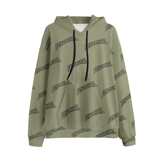 Fenom Fleece Hoodie-Olive - Fenominal Fitness